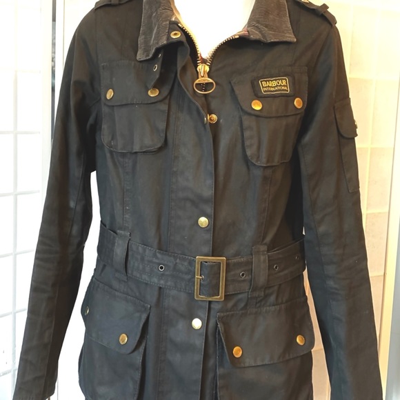 Women’s Barbour International Wax Jacket (US 8)
